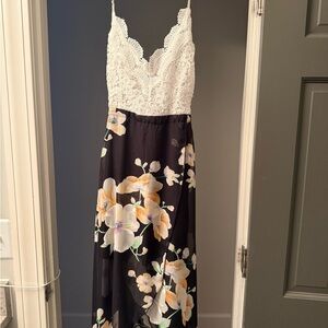 Floral Lace Maxi Dress